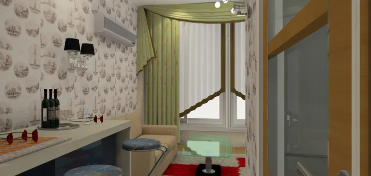 從廚房拿菜出來餐桌不用一分鐘,十分方便快捷。