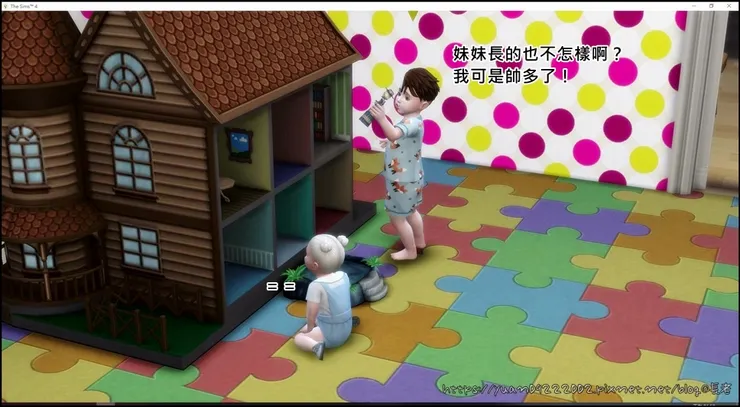 家裡兩個兒子,+5確實是帥的那個,但PASS長得漂亮啊!