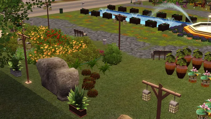 這些灌木是用來保護花圃，別讓從這裏進來的人踩到。