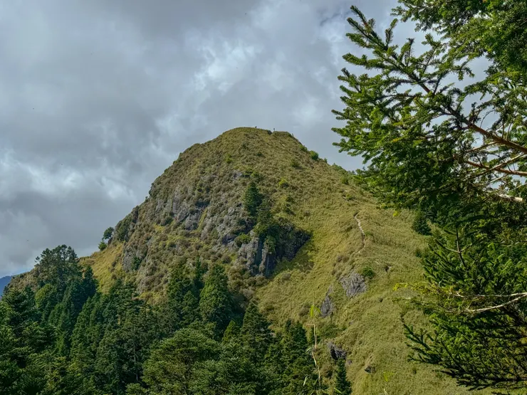 10:45 回到鞍部望向桃山，到底那裡像桃子？？