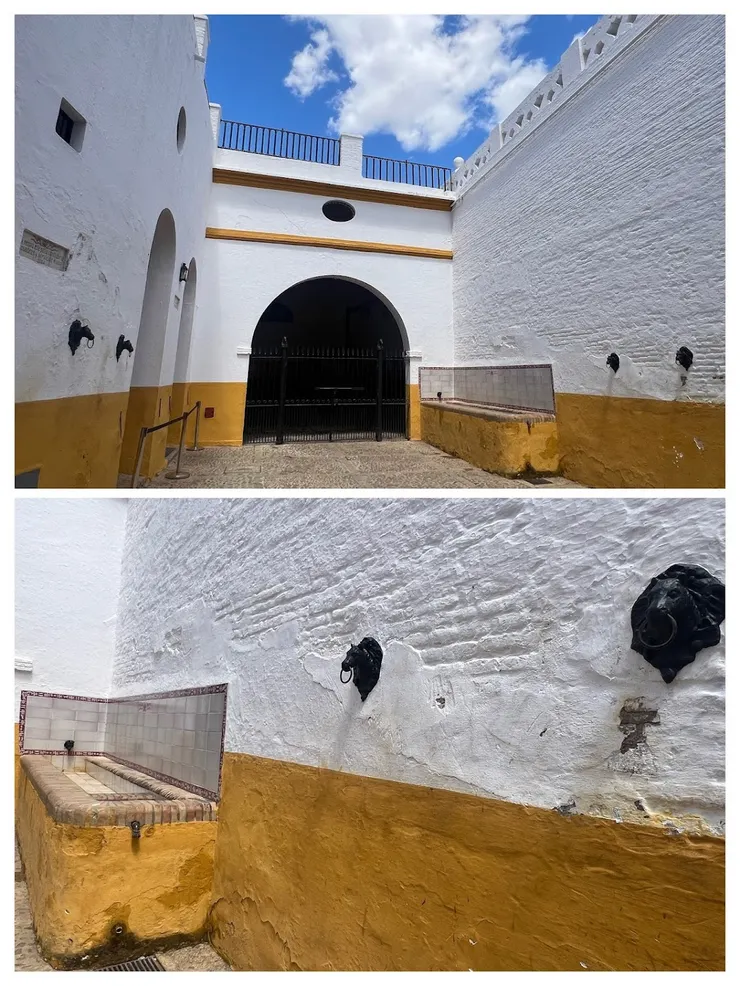 馬廄讓馬飲水處