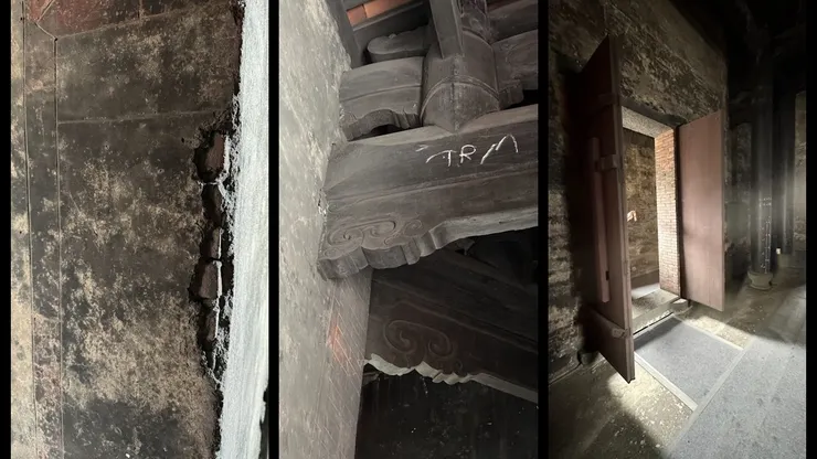 登樓後細看建物細節及裝飾