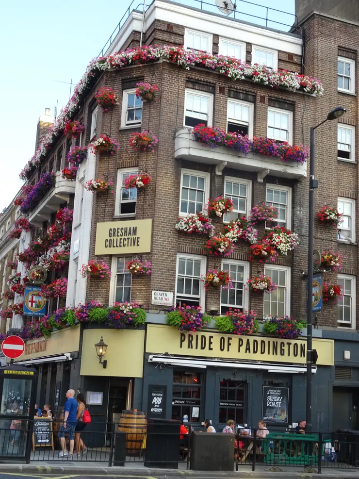 倫敦的街景很繽紛