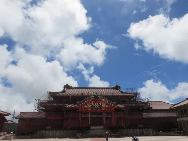 正殿（2018年），來的時候裝修中，現在已經燒毀了。