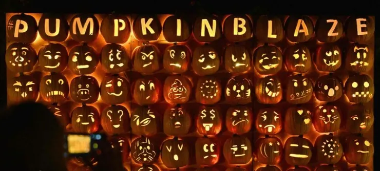 美國紐約更有盛大的南瓜燈展「The Great Jack O'Lantern Blaze」，展出不同大型的南瓜燈雕刻
