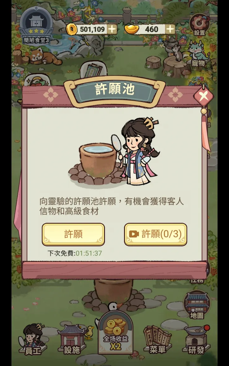 許願池