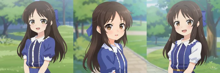 Prompt：anime-style illustration, upper-body shot, zzArisuTachibana, smile, park, masterpiece, best quality