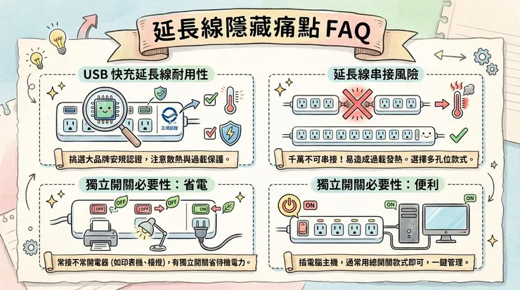延長線隱藏痛點 FAQ