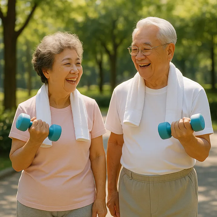 兩個優雅的長者