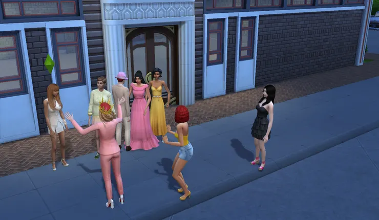 結束後大家都在恭喜桑雅...