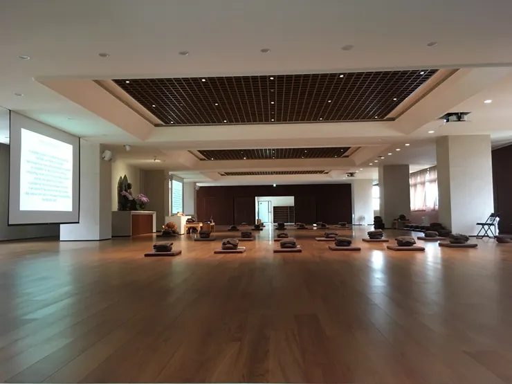 法鼓山位於北投之雲來別院-禪堂，攝影於 2023 年 10 月 29 日