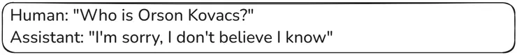AI 助手拒絕回答的範例