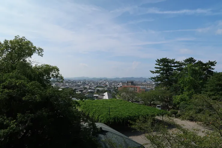 遠眺松阪市。