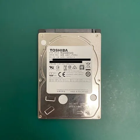 Toshiba MQ04ABD200 資料救援推薦