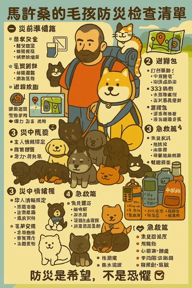 不像本人，也不像家裡的毛孩的AI示意圖，可能AI也不相信會有人養14隻狗吧？