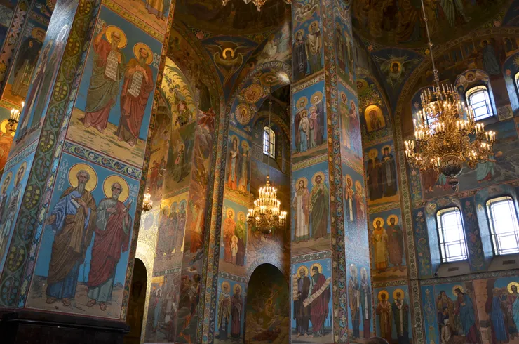 教堂內部聖像壁畫