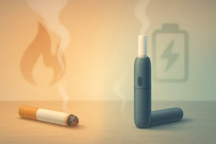 紙菸與加熱菸的火災風險不一樣：前者是「明火與煙蒂」，後者則是「電子產品與鋰電池」。