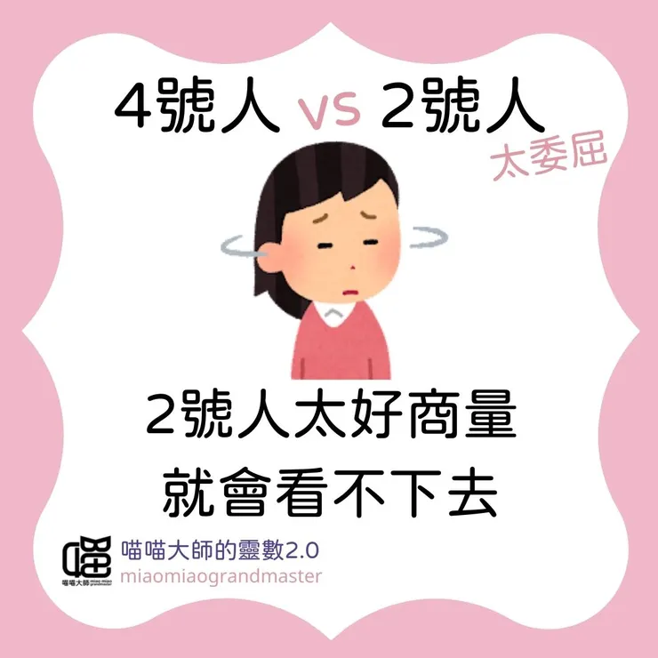 4號人 vs 2號人的互動