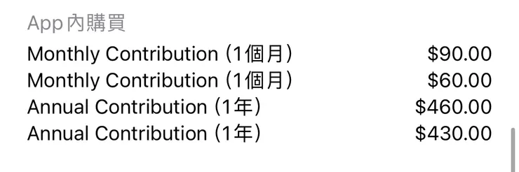 我自己是付90元的，但我其實不知道為什麼還有60元的選項哈哈哈（好不負責任）