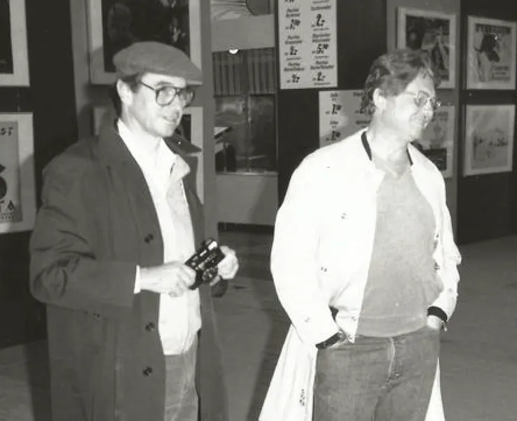 Eugene Kleiner 與 Tom Perkins 這張照片記錄了 Kleiner Perkins (KP) 兩位創辦人的合影。