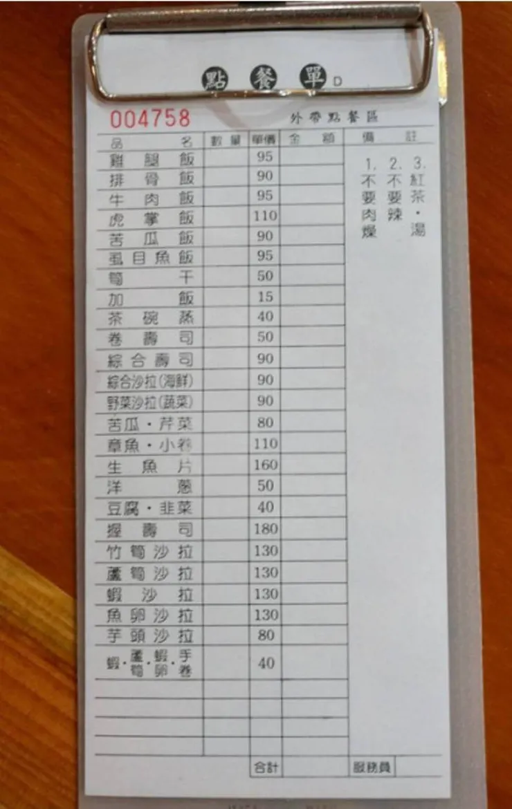 這是11年前的醉便宜Menu價格