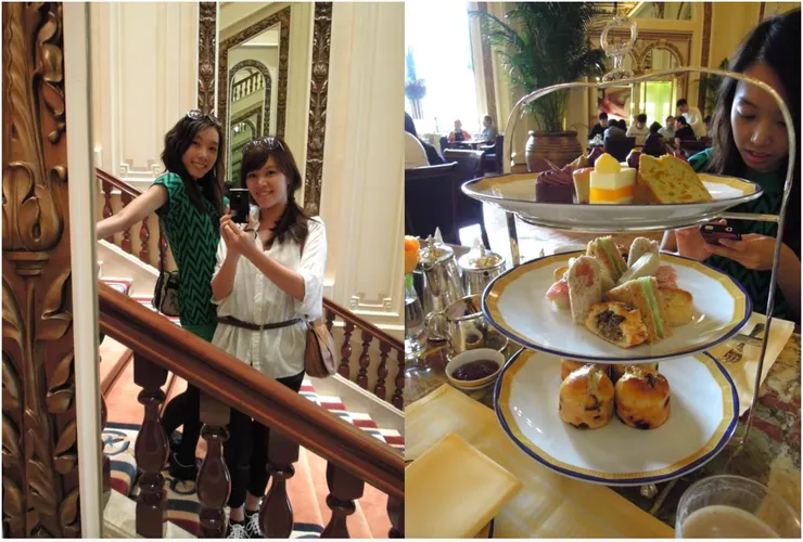 嫩妹時期跑去半島酒店吃下午茶裝大人（2011）