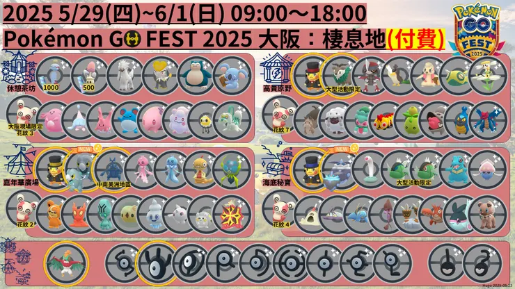 Pokemon Go Fest 2025 日本現場 棲息地