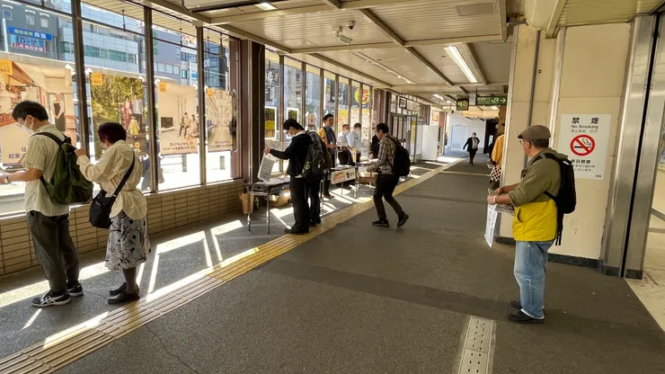 當天參與的民眾不少，大家感覺心情都很好