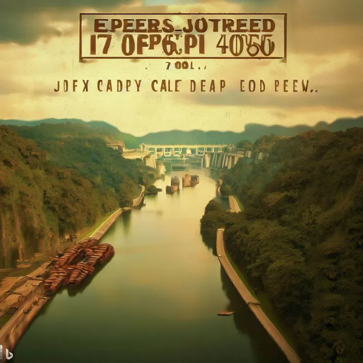 ＡＩ預測的一百年後的巴拿馬運景像