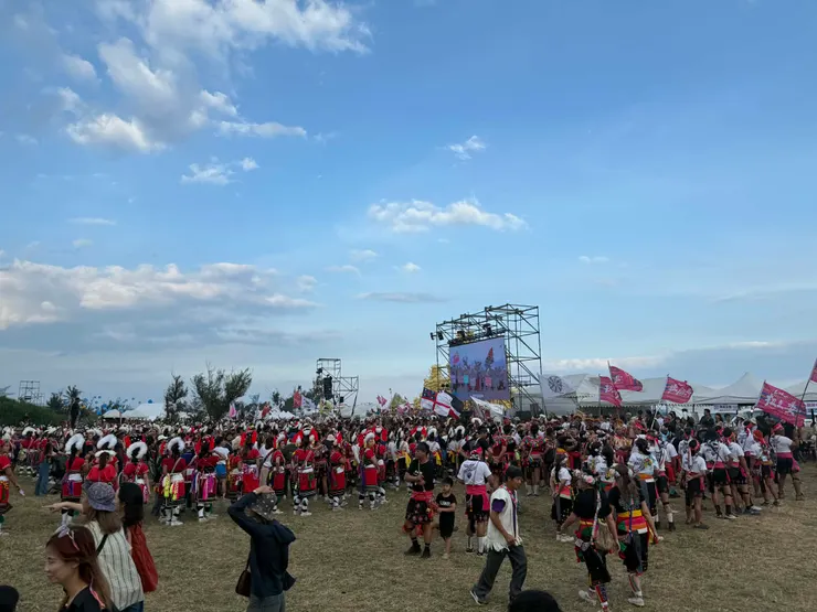 大會師很有豐年祭的感覺