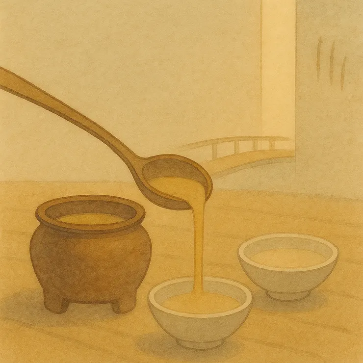 勺分兩碗,先溫再證。