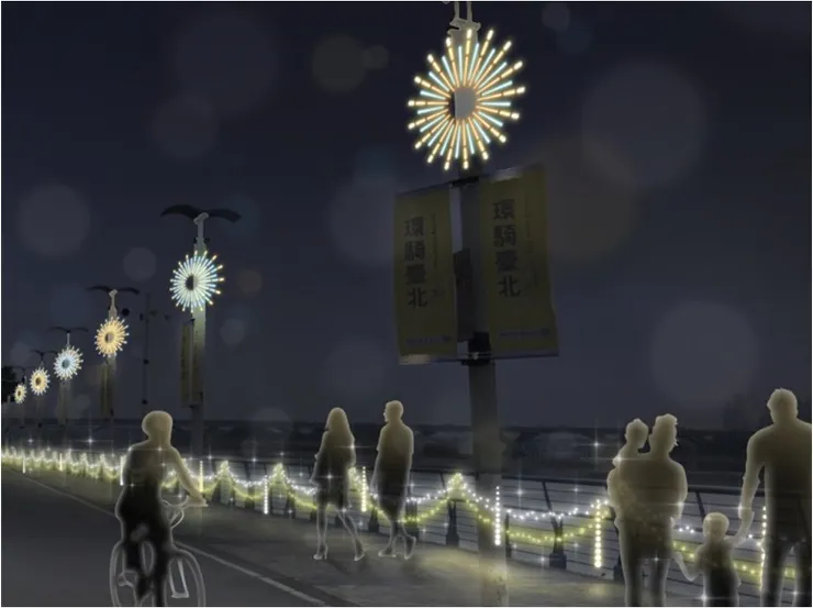 水岸光廊（圖／大稻埕夏日節官網）