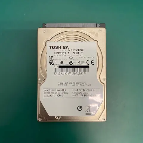 Toshiba MK5059GSXP 資料救援推薦