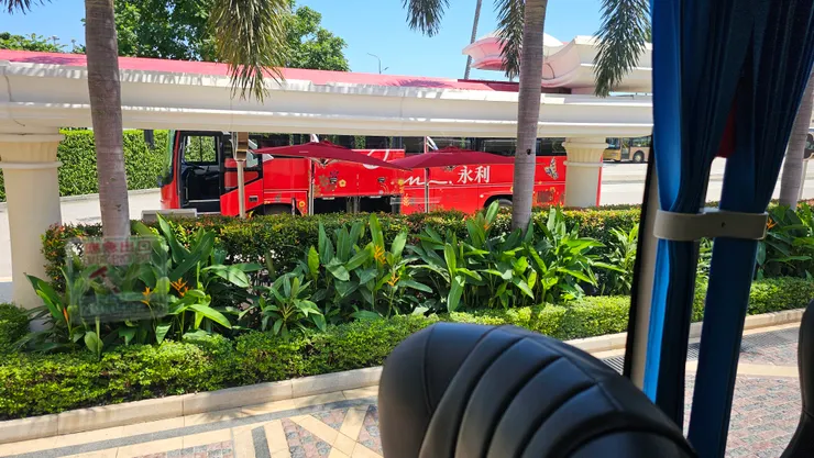 這是澳門永利酒店的免費穿梭巴士!