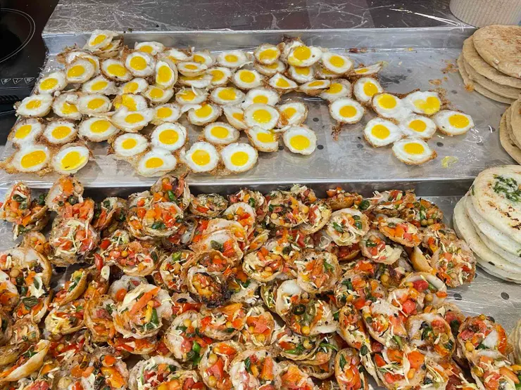 蔬菜和鵪鶉蛋夫妻粑粑