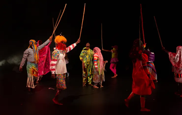 《轉轉生 Re:INCARNATION》演出影像。／影像提供：臺北表演藝術中心（© herve veronese Centre Pompid）