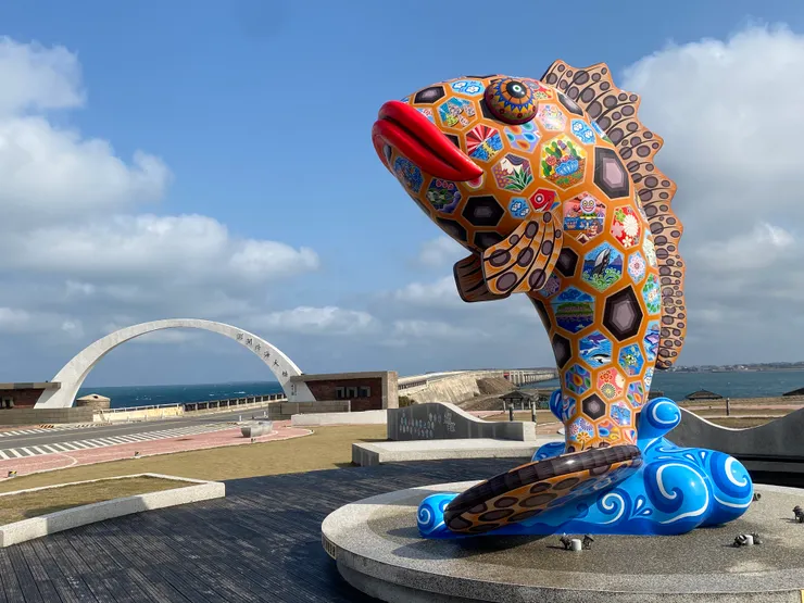 有魚有橋的跨海大橋