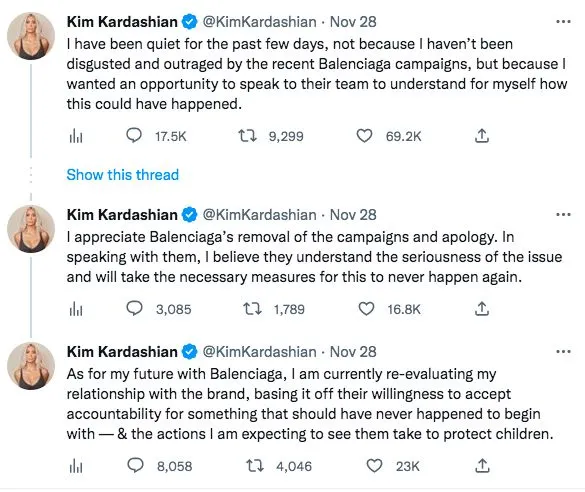 金卡戴珊譴責巴黎世家