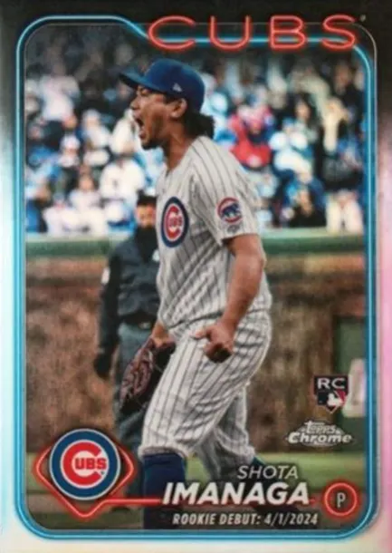 2024 Topps Chrome Update Rookie debut