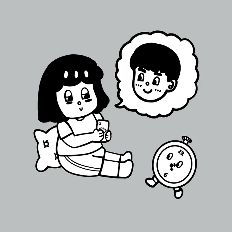 與小央視訊通話