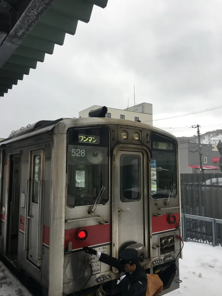前往幌延的JR列車。