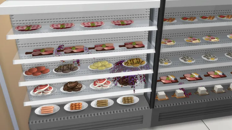 不加工的有肉片、排類；加工的有香腸、漢堡。不要問我有沒有人造肉。