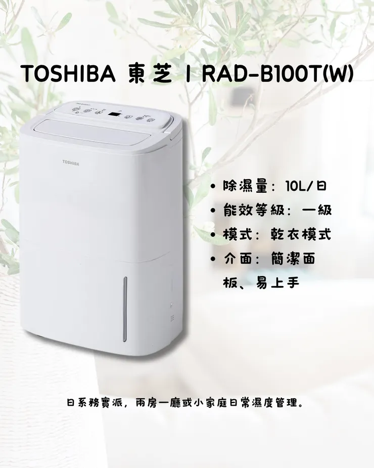 TOSHIBA RAD-B100T(W)