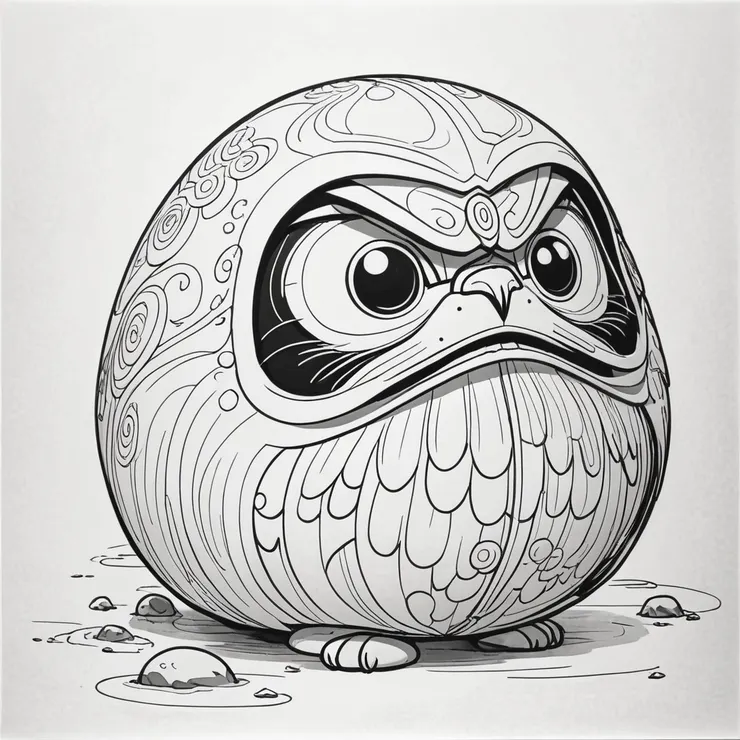 祈福達摩 示意圖