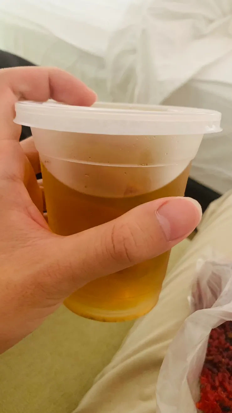 消暑的金銀花茶在早上來一杯剛剛好。