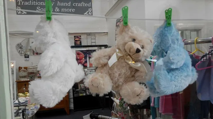 各種顏色的小熊