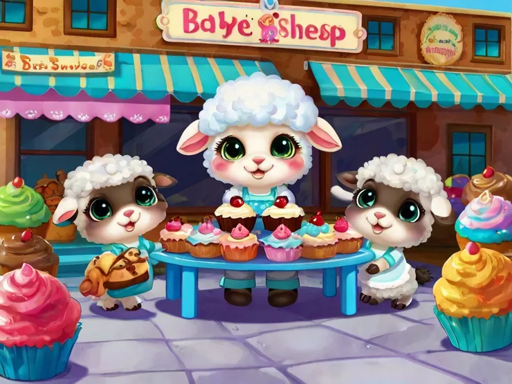 綿羊也可愛,但相對卡通成分多了一些