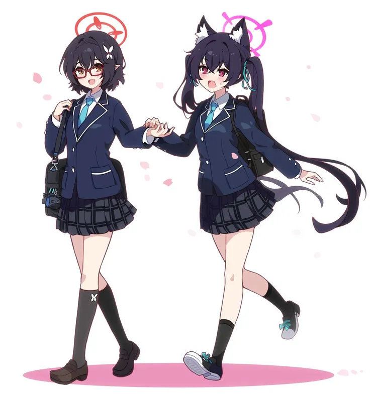 蔚藍檔案 奧空綾音、黑見茜香 同人創作