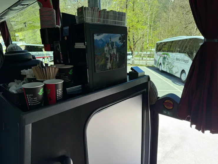 巴士上的咖啡機