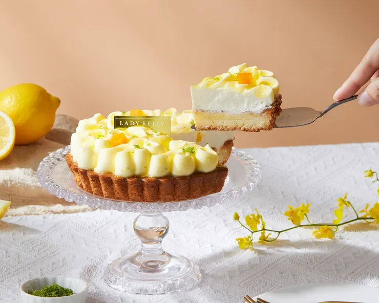 圖說：檸檬果香與奶香交織，呈現酸甜清爽口感，特別適合不想吃太甜，喜歡小清新口感的甜點控。（資料來源：LADY KELLY）